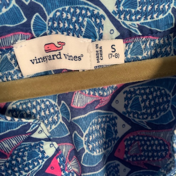 Vineyard Vines ✨ Girls Fish Tunic Swim Cover-Up - Picture 6 of 7